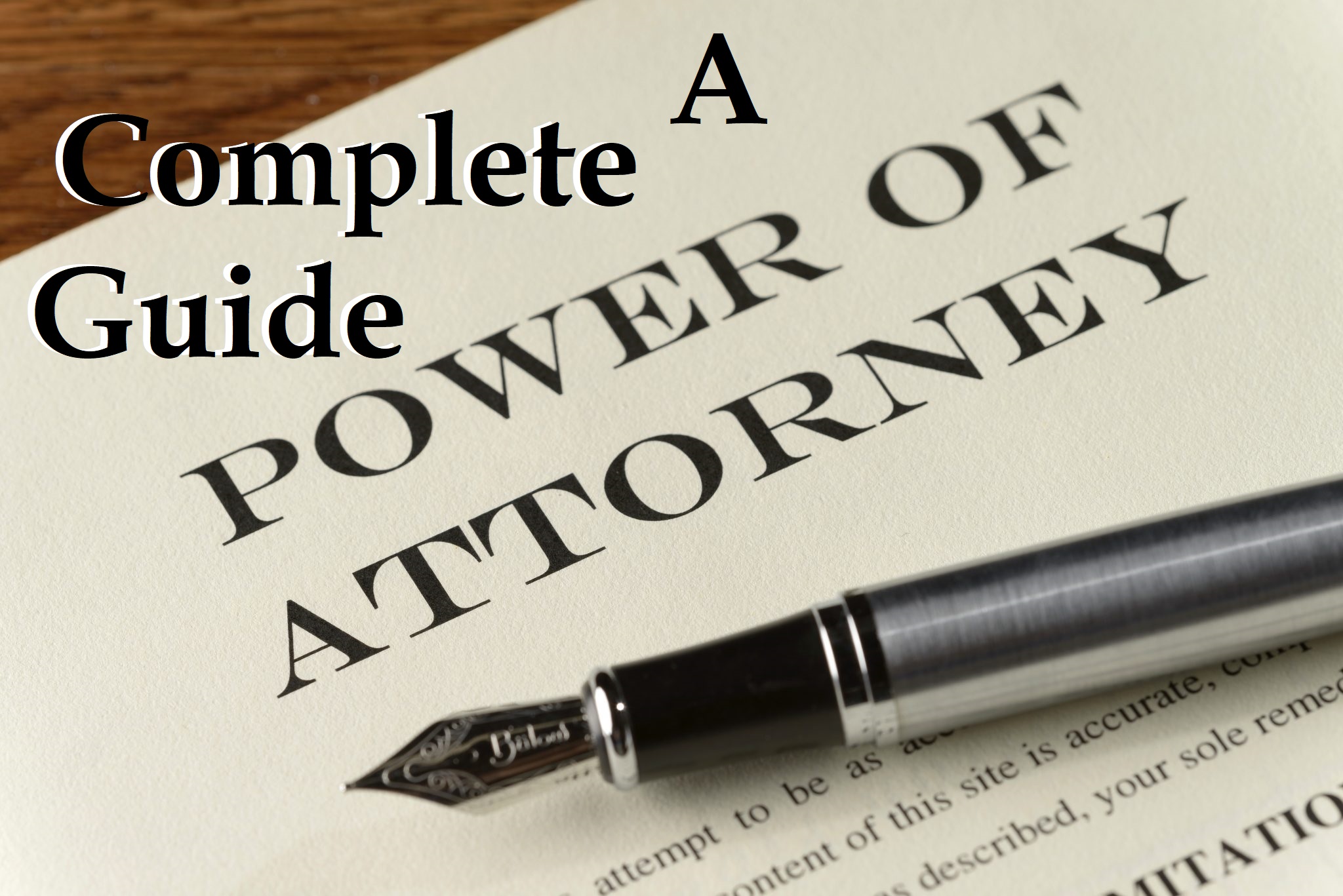 The Power of Attorney Form - A Complete Guide - Hamilton & Associates,  Lawyers